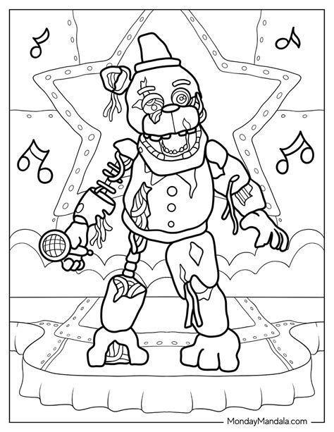 fnaf coloring sheets|fnaf color by number.